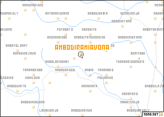 map of Ambodiramiavona