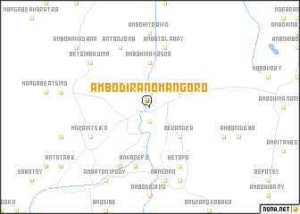 map of Ambodirano Mangoro