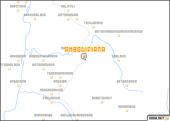 map of Ambodiriana