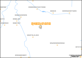 map of Ambodiriana