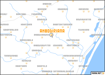 map of Ambodiriana