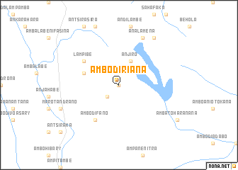 map of Ambodiriana