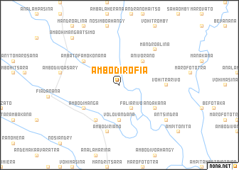 map of Ambodirofia