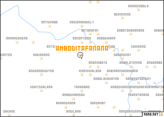 map of Amboditafanana