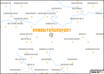 map of Amboditendrofony