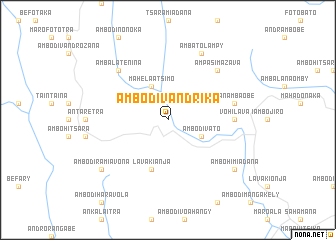 map of Ambodivandrika