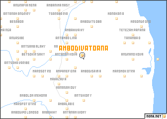 map of Ambodivatoana