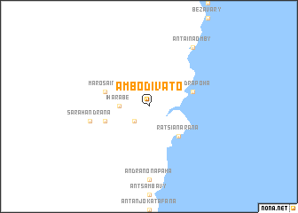 map of Ambodivato