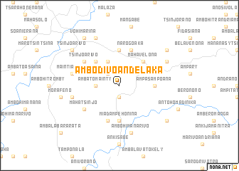 map of Ambodivoandelaka