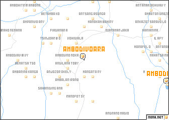 map of Ambodivoara
