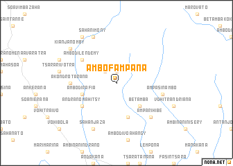 map of Ambofampana