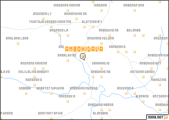 map of Ambohidava