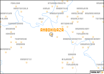 map of Ambohidaza