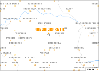 map of Ambohidraketa