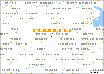 map of Ambohidranomanga