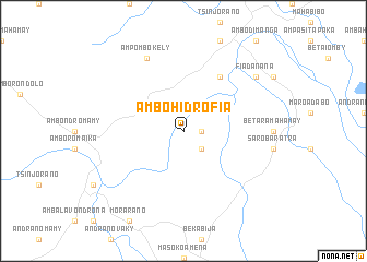 map of Ambohidrofia