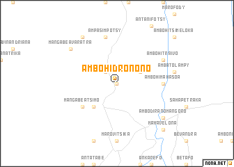 map of Ambohidronono