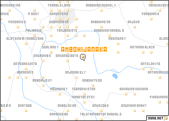 map of Ambohijanaka
