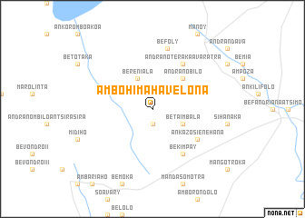 map of Ambohimahavelona