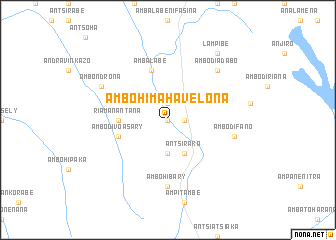 map of Ambohimahavelona