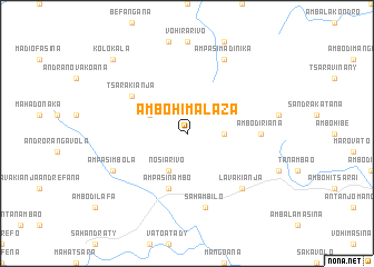 map of Ambohimalaza