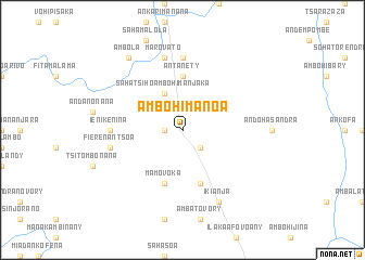 map of Ambohimanoa