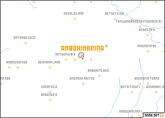 map of Ambohimarina