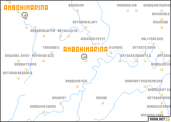 map of Ambohimarina