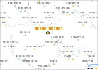 map of Ambohimiadana