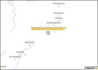 map of Ambohimirahavavy