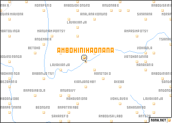 map of Ambohinihaonana