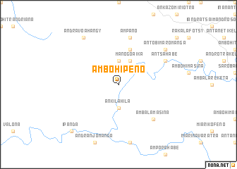 map of Ambohipeno