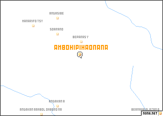 map of Ambohipihaonana