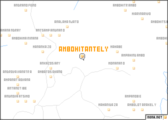map of Ambohitantely