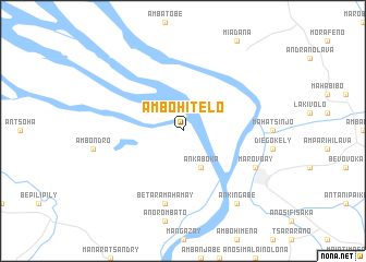 map of Ambohitelo