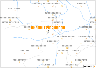 map of Ambohitrinambona