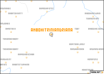 map of Ambohitriniandriana