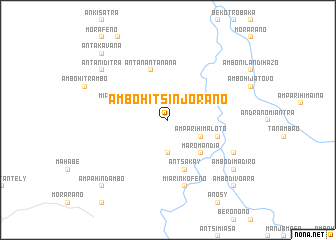 map of Ambohitsinjorano