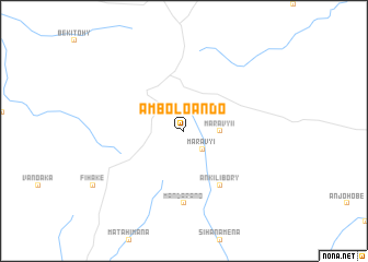 map of Amboloando