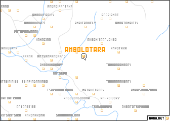 map of Ambolotara