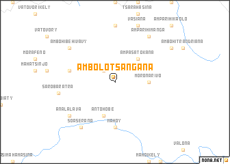 map of Ambolotsangana