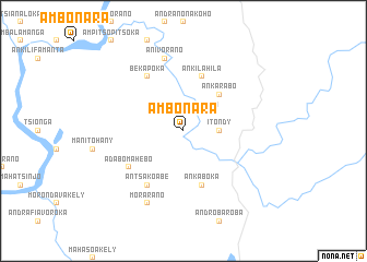 map of Ambonara