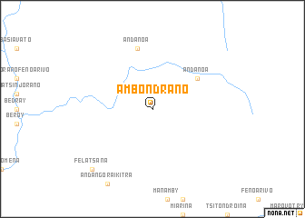 map of Ambondrano