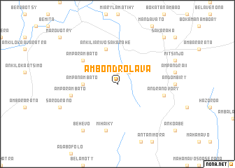 map of Ambondrolava