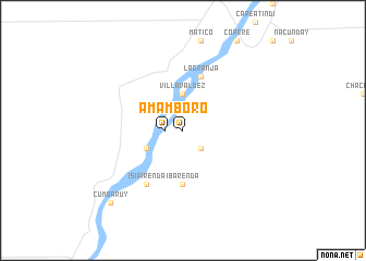 map of Amboró