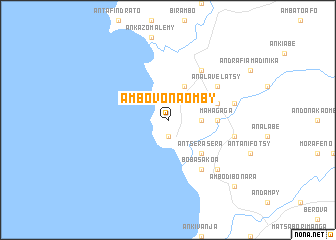 map of Ambovonaomby