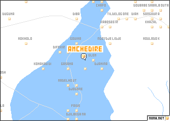 map of Amchédiré