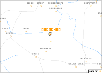 map of Am Dachar