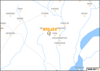 map of Am Djer