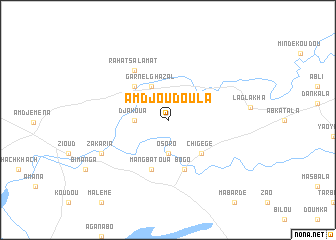 map of Am Djoudoula